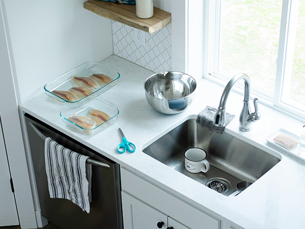 stainless steel single bowl sink